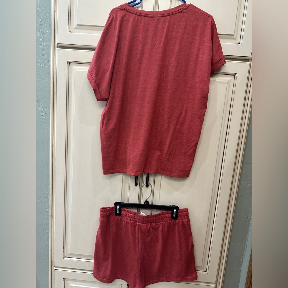Cozy Red Women's 2 Piece Set - Picture 6 of 6